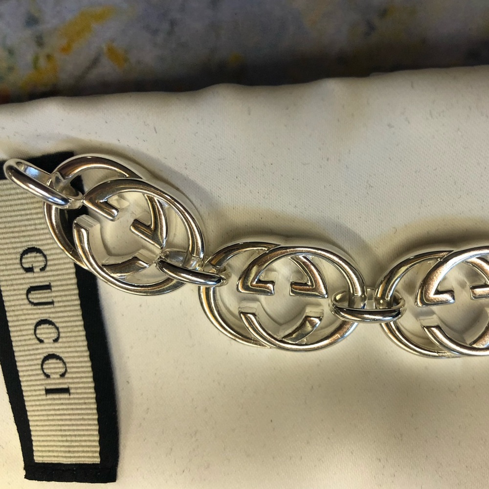 Gucci Britt Sterling Silver Bracelet